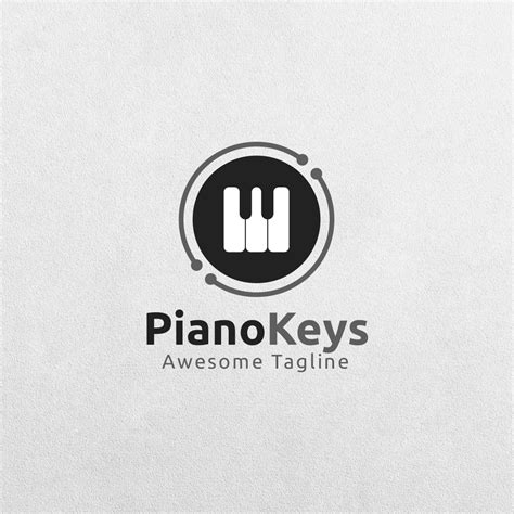 Piano Keys Music Logo on Behance