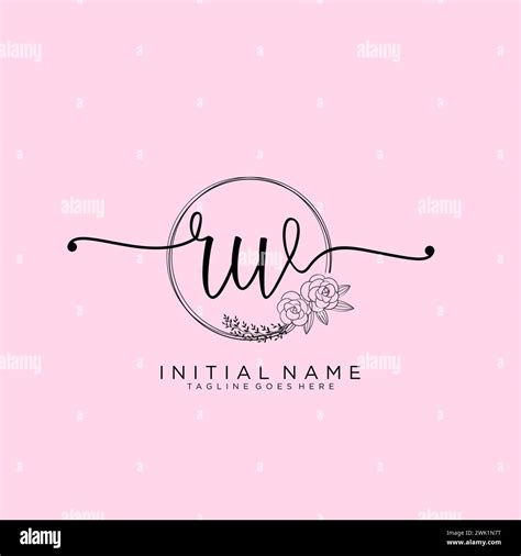 Rw initial Stock Vector Images - Alamy