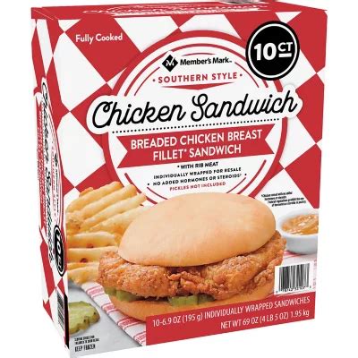 Member's Mark Southern Style Chicken Sandwich (10 –, 47% OFF