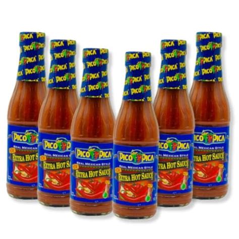 Pico Pica Extra Hot Sauce 7 Oz Bottles 6 Pack Walmart