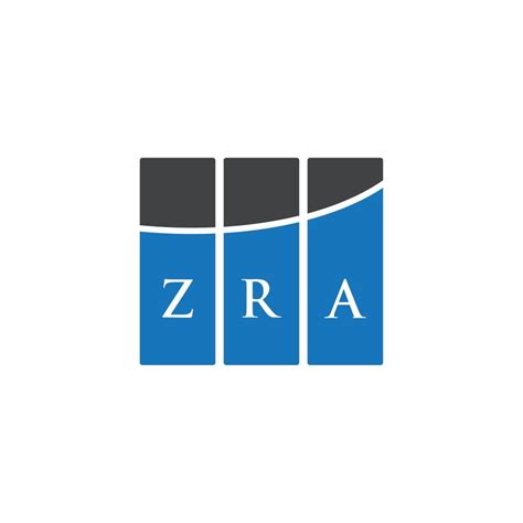 Zra Letter Logo Design On White Background Zra Creative Initials