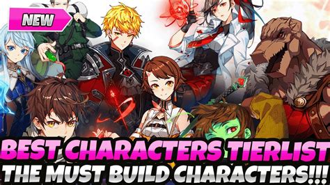 THE MUST HAVE BEST CHARACTERS TIER LIST TOP UNITS For August 2023