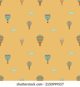 Hot Air Balloons Sky Coloring Page Stock Vector Royalty Free Shutterstock