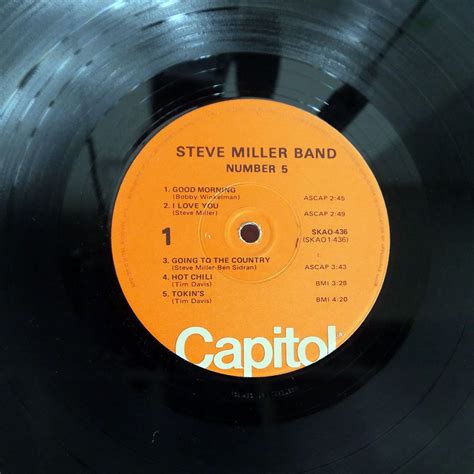 Yahoo Steve Miller Band Number Capitol Skao