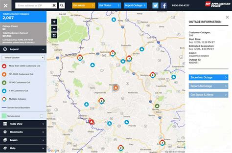 Appalachian Power Launches New Online Power Outage Information Map