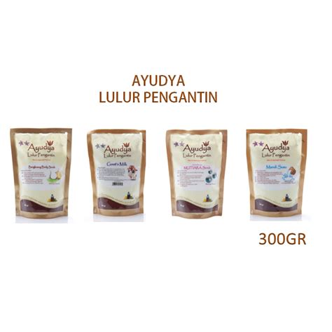 Jual AYUDYA LULUR PENGANTIN 300GR ORIIGNAL LULUR BADAN AYUUDIA 300GR