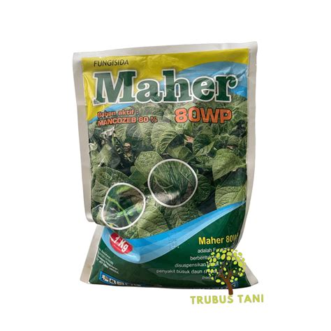 Jual Fungisida Mancozeb Kuning Maher Wp Kg Shopee Indonesia