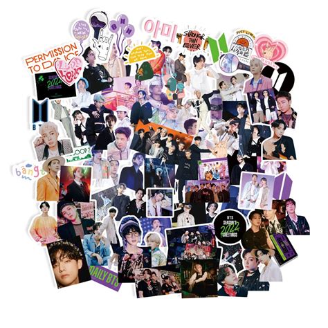 Buy Bts Stickers Bts 100pcs 2022 Seasons Greetings Sticker Pack Cute