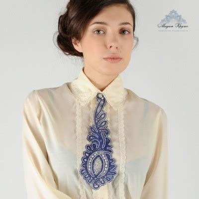 Мадам Круже : Кружевная брошь “Щегол”