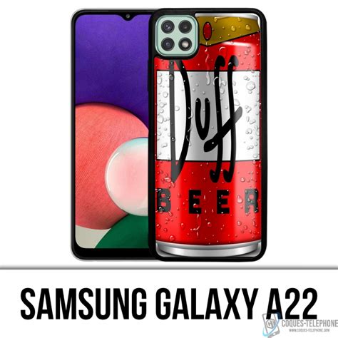 Coque Pour Samsung Galaxy A22 5G Canette Duff Beer