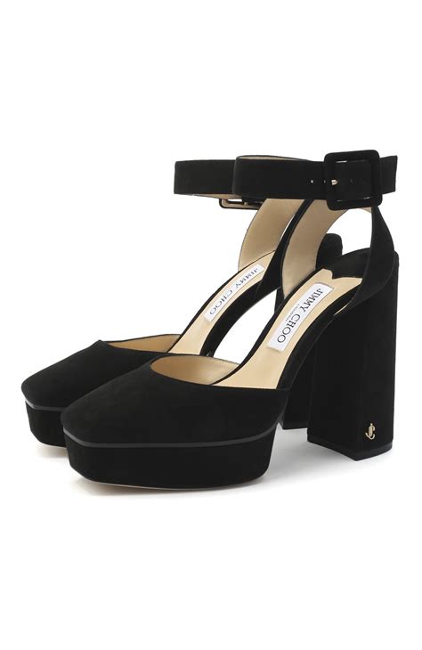 Женские черные замшевые туфли jinn JIMMY CHOO — купить в интернет ...