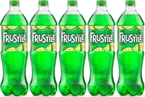 Газированный напиток Frustyle лимон-лайм, комплект: 5 упаковок по 1 л ...