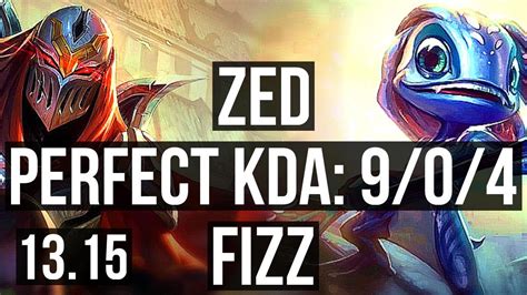 Zed Vs Fizz Mid M Mastery Games Legendary Kr