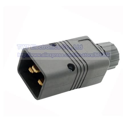 IEC320 C20 AC Power Cable Connector , IEC C20 Male Plug For Power Cord ...