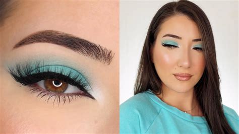 Smokey Teal Eye Makeup