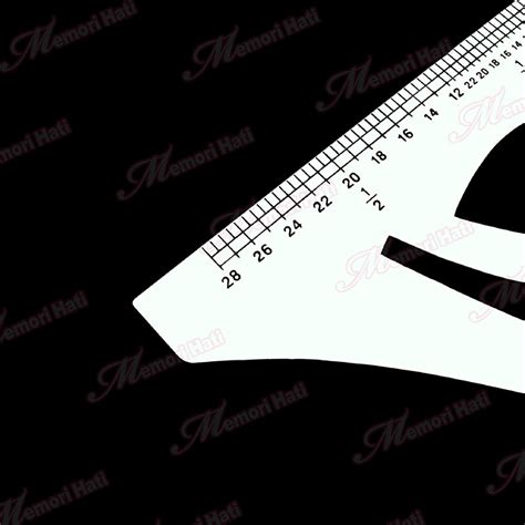 Small Pvc Scale Ruler Flower Pembaris Skala