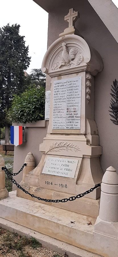 Visite Du Monument Aux Morts De Pibrac