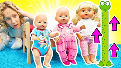 Puppen Video für Kinder mit Nicole Baby Puppen Baby Born Puppe