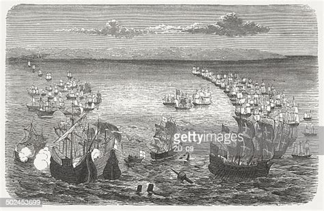 Victory Over The Spanish Armada By Sir Francis Drake 1588 High Res