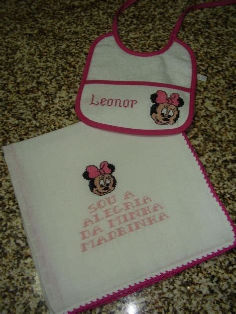 Conjunto Fralda E Babete Para A Leonor Da Minnie Pot Holders Holder