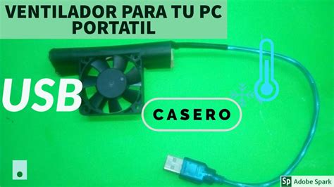 Ventilador Para Laptop Usb Casero Con Materiales Que Puedes Encontrar