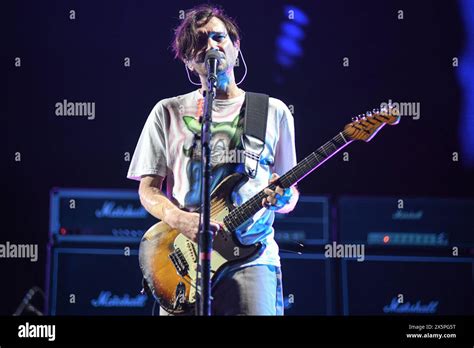 John Frusciante Guitar Red Hot Chili Peppers Live In Buenos Aires Argentina Stock Photo Alamy
