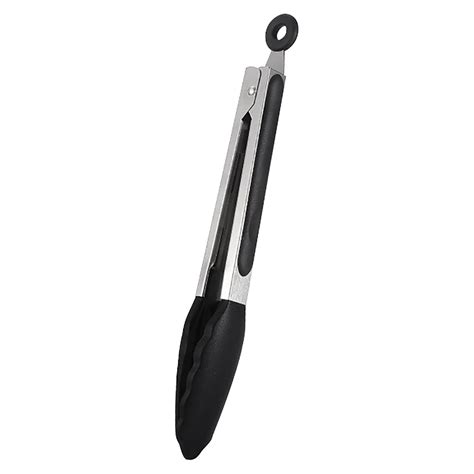 Bilqis Cooking Tongs Stainless Steel And Silicone Rubber Grips With