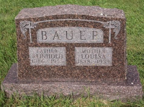 Reinhold Bauer 1886 1955 Find A Grave Memorial