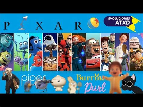 Evoluci N De Pixar Atxd Youtube