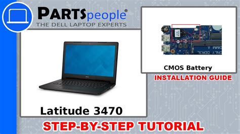 Dell Latitude 3470 P63g001 Cmos Battery How To Video Tutorial Youtube