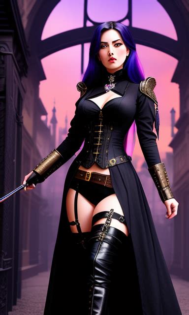 Steampunk Psylocke By Heropix On Deviantart