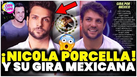 Nicola Porcella Tendr Gira Y Proyectos En Tv En Mexico Youtube