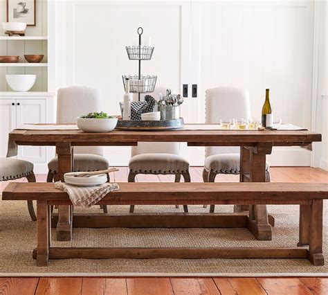 Stafford Reclaimed Wood Extending Dining Table Pottery Barn