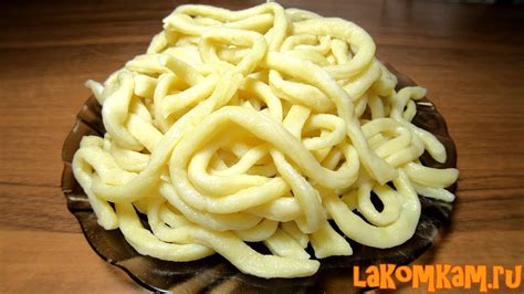 Картофельная лапша в домашних условиях. Что приготовить из вареного ...
