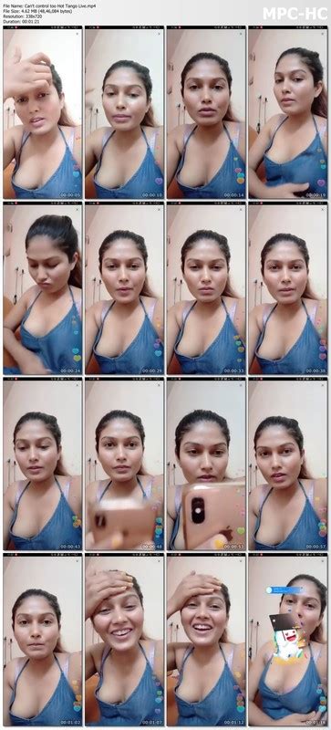 Can T Control Too Hot Tango Live Live Streams Tango Instagram OnlyFans DropMMS