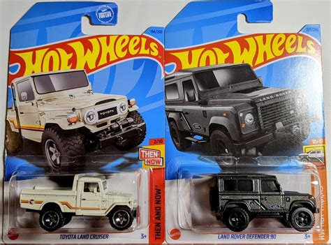 Hot Wheels Toyota Land Cruiser TREASURE HUNT Land Rover Defender 90