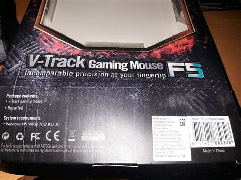 Мышь A4tech V-Track F5 USB 3000 dpi (Black) 647961 A4TECH — купить по ...