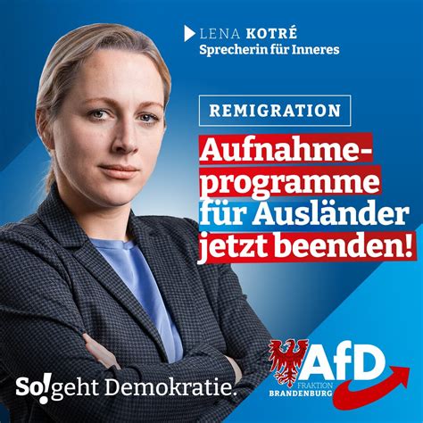 Remigration Alle Aufnahmeprogramme F R Ausl Nder Sofort Beenden Afd