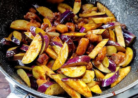 Pork Stir Fry With Eggplant Yummy Kitchen