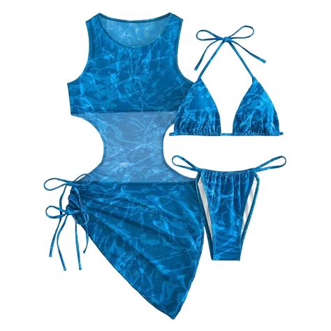 Piece Swimsuits For Women Tie Dye Triangle Bikini Sets Sexy