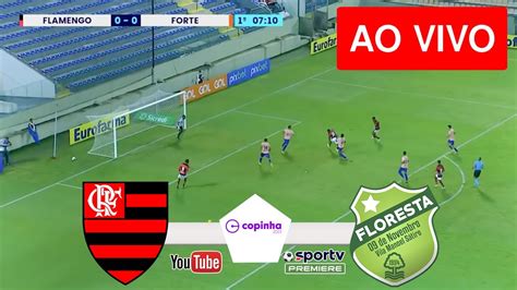 Flamengo X Floresta Ao Vivo Imagens Copinha Jogo De Hoje