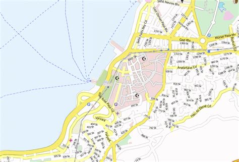 İzmir Stadtplan Mit Luftbild Und Unterkünften Der Türkei