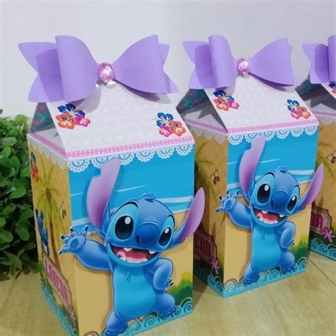 Caixa Milk Lilo E Stitch Elo Produtos Especiais