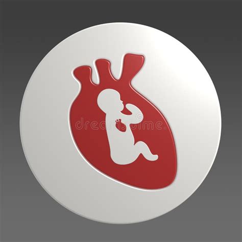 A Babys Heart Stock Illustration Illustration Of Coronary