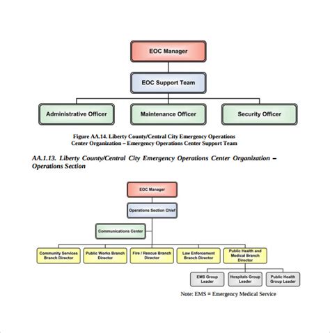 Sample Hospital Organizational Chart