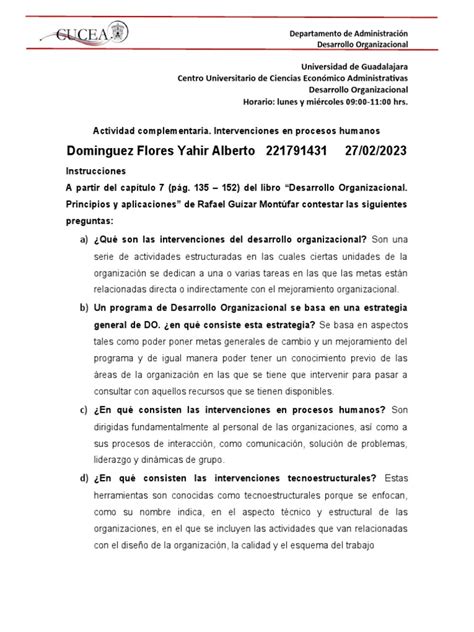 Ac5 Intervenciones En Procesos Humanos Pdf Planificación Sicología