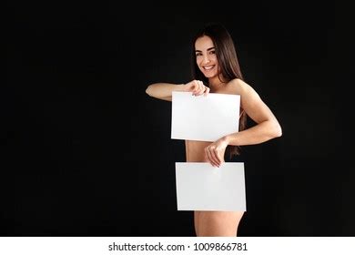 Thousand Naked Woman Holding Banner Royalty Free Images Stock Photos Pictures Shutterstock