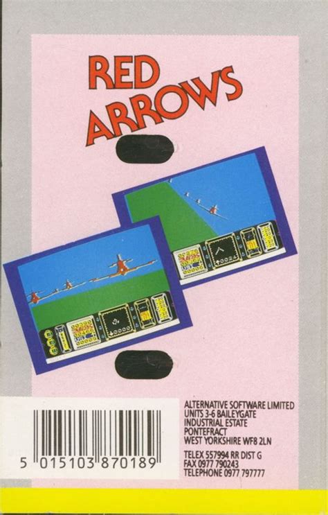 Red Arrows Cover Or Packaging Material MobyGames