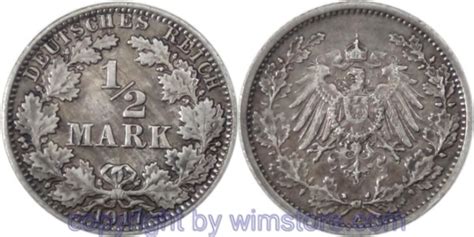 Deutsches Kaiserreich Mark A Km Silber Ss Numismatik