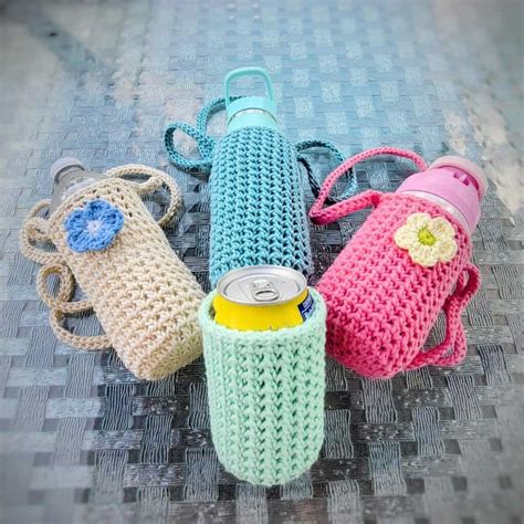 Issie Water Bottle Holder Bonus Pattern Clover Needlecraft